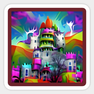 Fantasy Medieval Castle Sticker